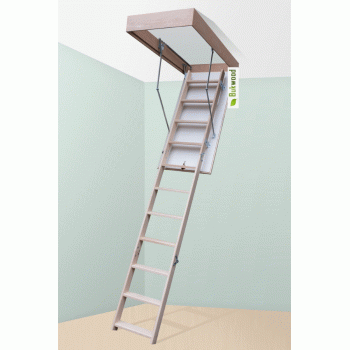 Буковая чердачная лестница Bukwood Compact ST 130x60 (340см)